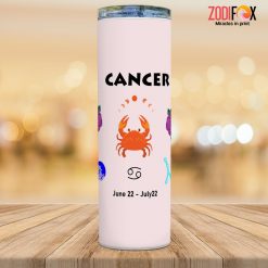 funny Cancer Horoscope Tumbler birthday zodiac gifts for astrology lovers – CANCER-T0005