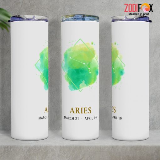 funny Aries Watercolor Tumbler astrology presents – ARIES-T0005