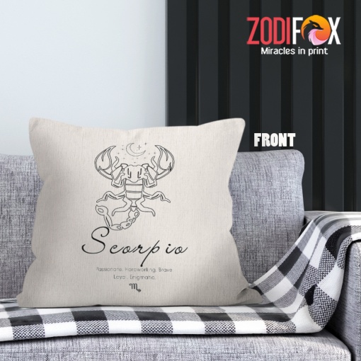 eye-catching Scorpio Passion Throw Pillow zodiac lover gifts – SCORPIO-PL0050