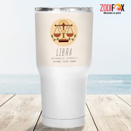 awesome Libra Creative Tumbler birthday zodiac sign gifts for horoscope and astrology lovers – LIBRA-T0050