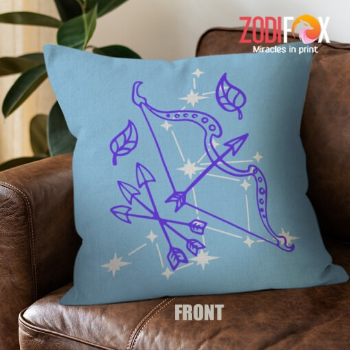 special Sagittarius Blue Throw Pillow birthday zodiac presents for astrology lovers – SAGITTARIUS-PL0051