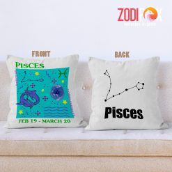 hot Pisces Twins Throw Pillow zodiac gifts and collectibles – PISCES-PL0051