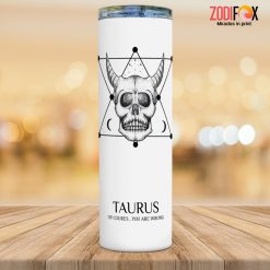 eye-catching Taurus Unique Tumbler birthday zodiac sign presents for astrology lovers – TAURUS-T0051