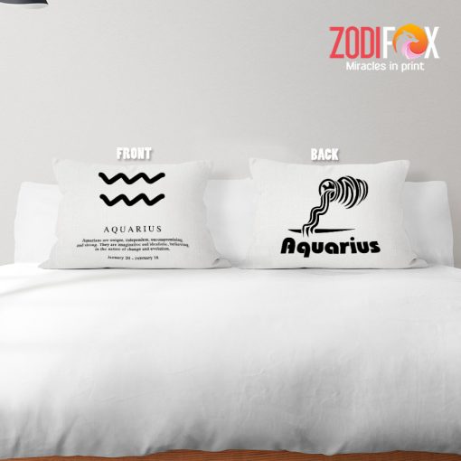 great Aquarius Unique Throw Pillow gifts according to zodiac signs – AQUARIUS-PL0052
