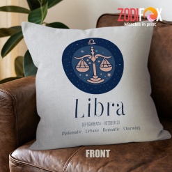 meaningful Libra Urbane Throw Pillow birthday zodiac gifts for astrology lovers – LIBRA-PL0052