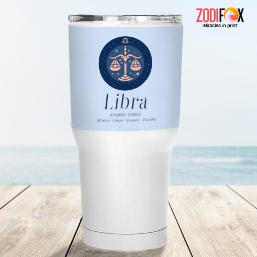 eye-catching Libra Charming Tumbler astrology lover presents – LIBRA-T0052