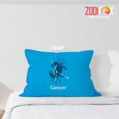 amazing Cancer Blue Throw Pillow astrology lover gifts – CANCER-PL0053