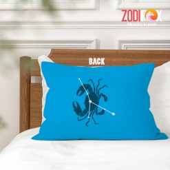 wonderful Cancer Blue Throw Pillow gifts according to zodiac signs – CANCER-PL0053