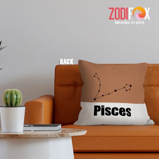 lively Pisces Empathetic Throw Pillow astrology gifts – PISCES-PL0053