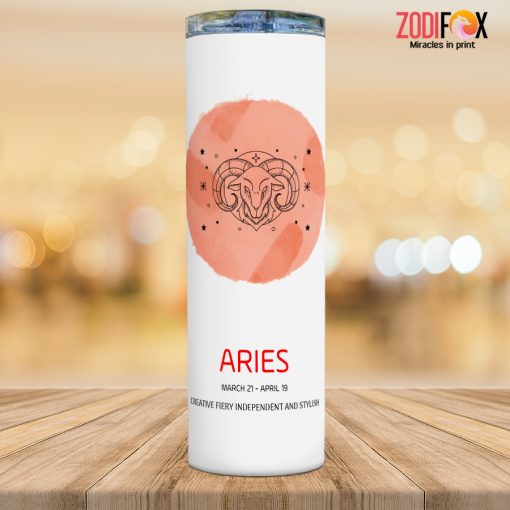 cute Aries Stylish Tumbler birthday zodiac sign presents for astrology lovers – ARIES-T0053