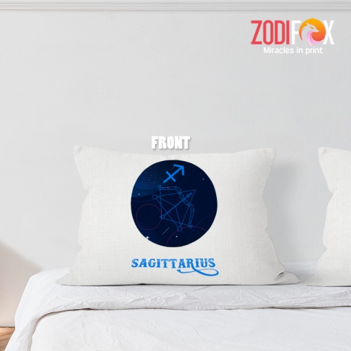 meaningful Sagittarius Dark Throw Pillow astrology horoscope zodiac gifts for man and woman – SAGITTARIUS-PL0054