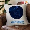 funny Sagittarius Dark Throw Pillow astrology horoscope zodiac gifts – SAGITTARIUS-PL0054