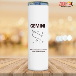 funny Gemini Humble Tumbler astrology gifts – GEMINI-T0055