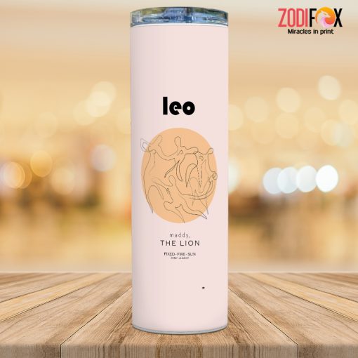 hot Leo Fire Tumbler birthday zodiac sign presents for astrology lovers – LEO-T0055