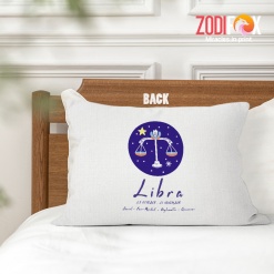 funny Libra Gracious Throw Pillow horoscope lover gifts – LIBRA-PL0056