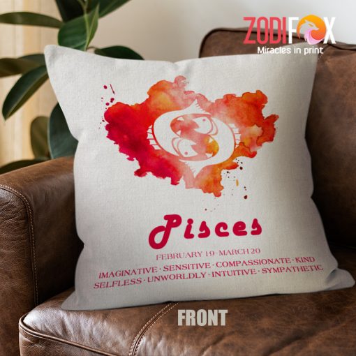 wonderful Pisces Sensitve Throw Pillow horoscope lover gifts – PISCES-PL0056