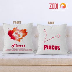 wonderful Pisces Sensitve Throw Pillow zodiac sign presents for horoscope lovers – PISCES-PL0056
