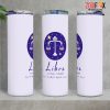 dramatic Libra Blue Tumbler birthday zodiac sign gifts for astrology lovers – LIBRA-T0056