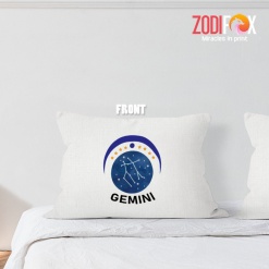 unique Gemini Moon Throw Pillow signs of the zodiac gifts – GEMINI-PL0057