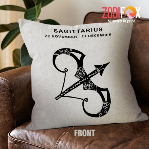 eye-catching Sagittarius Vintage Throw Pillow astrology horoscope zodiac gifts for boy and girl – SAGITTARIUS-PL0057