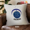 hot Gemini Moon Throw Pillow birthday zodiac gifts for astrology lovers – GEMINI-PL0057