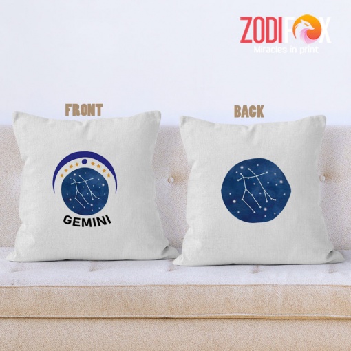 hot Gemini Moon Throw Pillow zodiac gifts and collectibles – GEMINI-PL0057