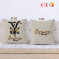 unique Capricorn Smart Throw Pillow gifts based on zodiac signs – CAPRICORN-PL0058