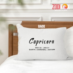 latest Capricorn Symbol Throw Pillow gifts according to zodiac signs – CAPRICORN-PL0059