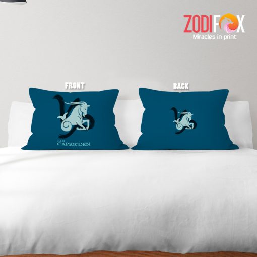dramatic Capricorn Goat Throw Pillow signs of the zodiac gifts – CAPRICORN-PL0006