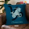 amazing Capricorn Goat Throw Pillow birthday zodiac gifts for astrology lovers – CAPRICORN-PL0006