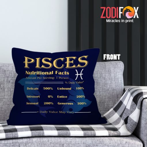 nice Pisces Entice Throw Pillow zodiac sign gifts for astrology lovers – PISCES-PL0006