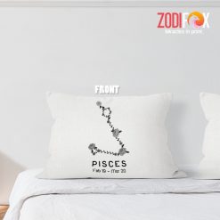 funny Pisces Flower Throw Pillow sign gifts – PISCES-PL0061