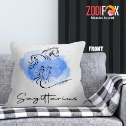 wonderful Sagittarius Horse Throw Pillow zodiac related gifts – SAGITTARIUS-PL0061