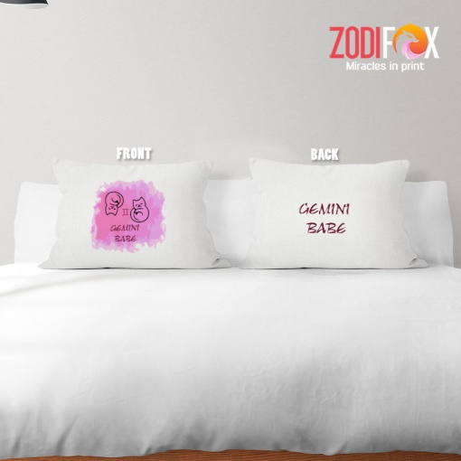 various Gemini Cat Throw Pillow gifts according to zodiac signs – GEMINI-PL0062