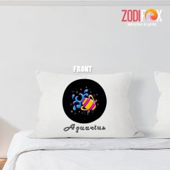pretty Aquarius Colour Throw Pillow zodiac inspired gifts – AQUARIUS-PL0062