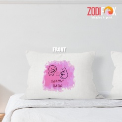 fabulous Gemini Cat Throw Pillow zodiac inspired gifts – GEMINI-PL0062