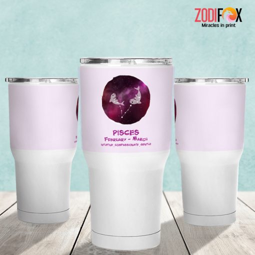 pretty Pisces Gentle Tumbler astrology horoscope zodiac gifts for boy and girl – PISCES-T0064