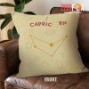 hot Capricorn Planet Throw Pillow astrology horoscope zodiac gifts – CAPRICORN-PL0066