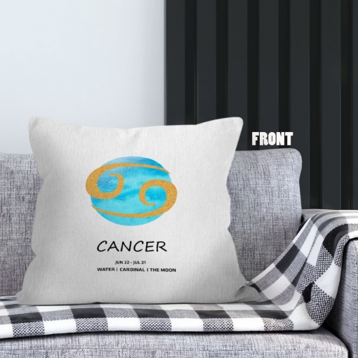 cool Cancer Cardinal Throw Pillow zodiac gifts for horoscope and astrology lovers – CANCER-PL0066