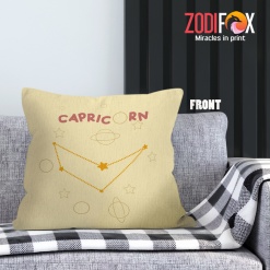 dramatic Capricorn Planet Throw Pillow zodiac related gifts – CAPRICORN-PL0066