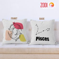 best Pisces Graphic Throw Pillow zodiac presents for horoscope and astrology lovers – PISCES-PL0067
