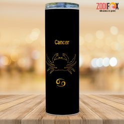amazing Cancer Gold Tumbler astrology gifts – CANCER-T0067