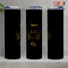 dramatic Cancer Gold Tumbler zodiac gifts for astrology lovers – CANCER-T0067