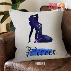best Pisces Lady Throw Pillow birthday zodiac sign gifts for horoscope and astrology lovers – PISCES-PL0068