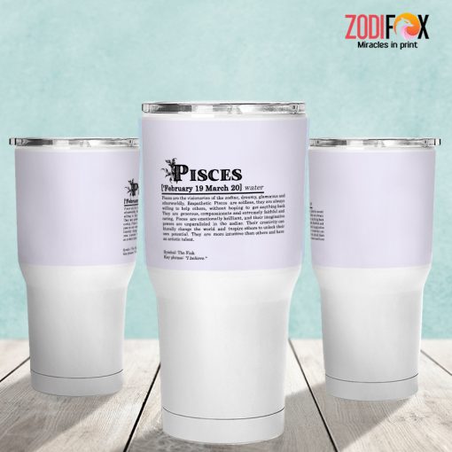 meaningful Pisces Believe Tumbler birthday zodiac sign presents for horoscope and astrology lovers – PISCES-T0069