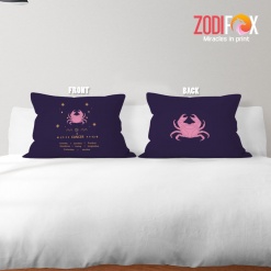 funny Cancer Practical Throw Pillow zodiac presents for horoscope and astrology lovers – CANCER-PL0007