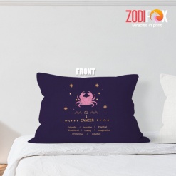 various Cancer Practical Throw Pillow zodiac inspired gifts – CANCER-PL0007