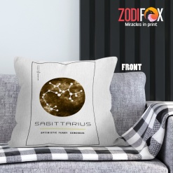 lovely Sagittarius Funny Throw Pillow zodiac-themed gifts – SAGITTARIUS-PL0007