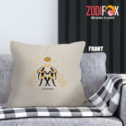 funny Gemini Boho Throw Pillow zodiac lover gifts – GEMINI-PL0007