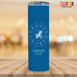 dramatic Capricorn Earth Tumbler zodiac sign gifts for horoscope and astrology lovers – CAPRICORN-T0007